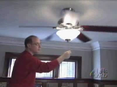 Cool off with a ceiling fan during the warm summer months