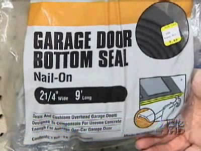 Garage door bottom seal
