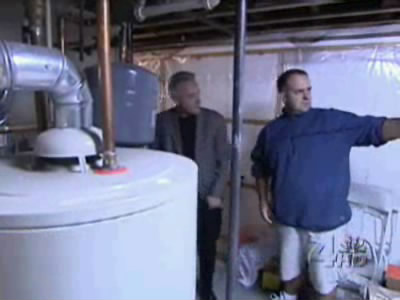 Insulate the stretch of pipe coming out of the top of your water heater to the wall