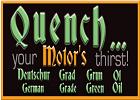 Quench your motor's thirst!  Logo